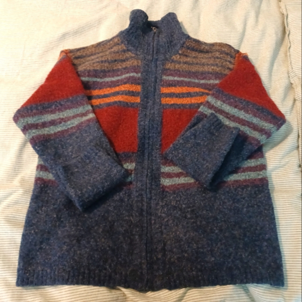 Vintage Liz Clairborne mockneck zip sweater